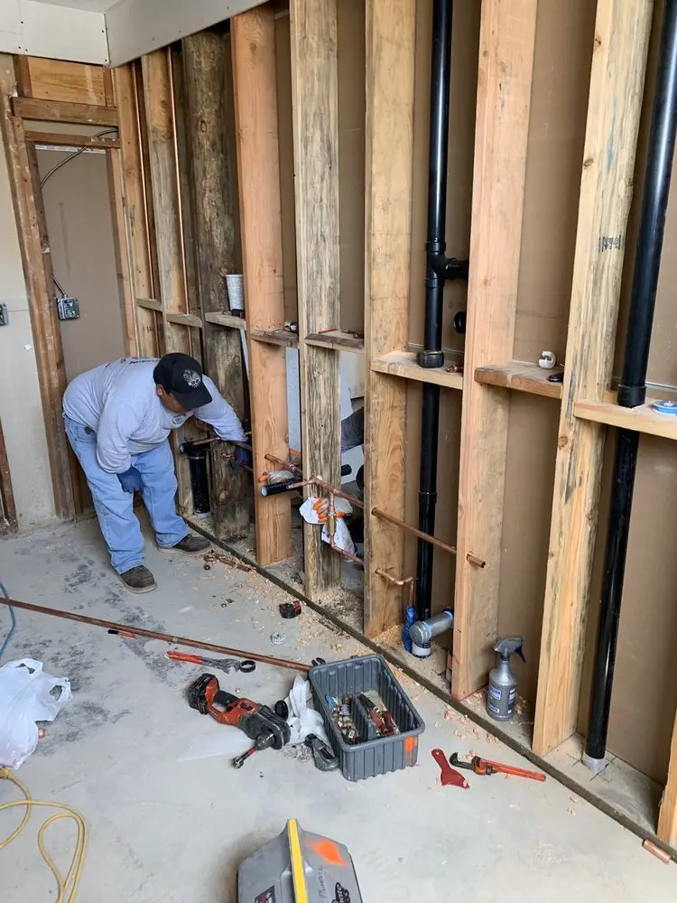 Commercial rough-in plumbing for Water Heater Replacement in Studio City